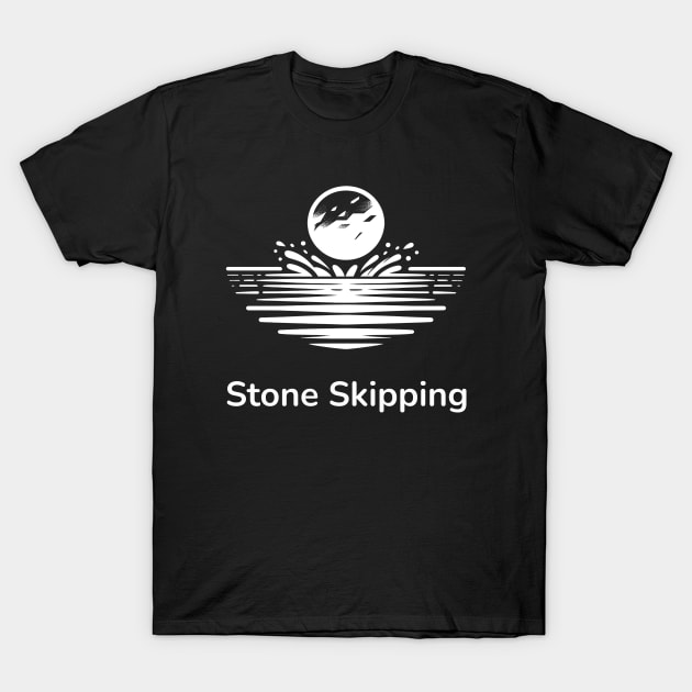 Stone Skipping Skimming T-Shirt by ThesePrints